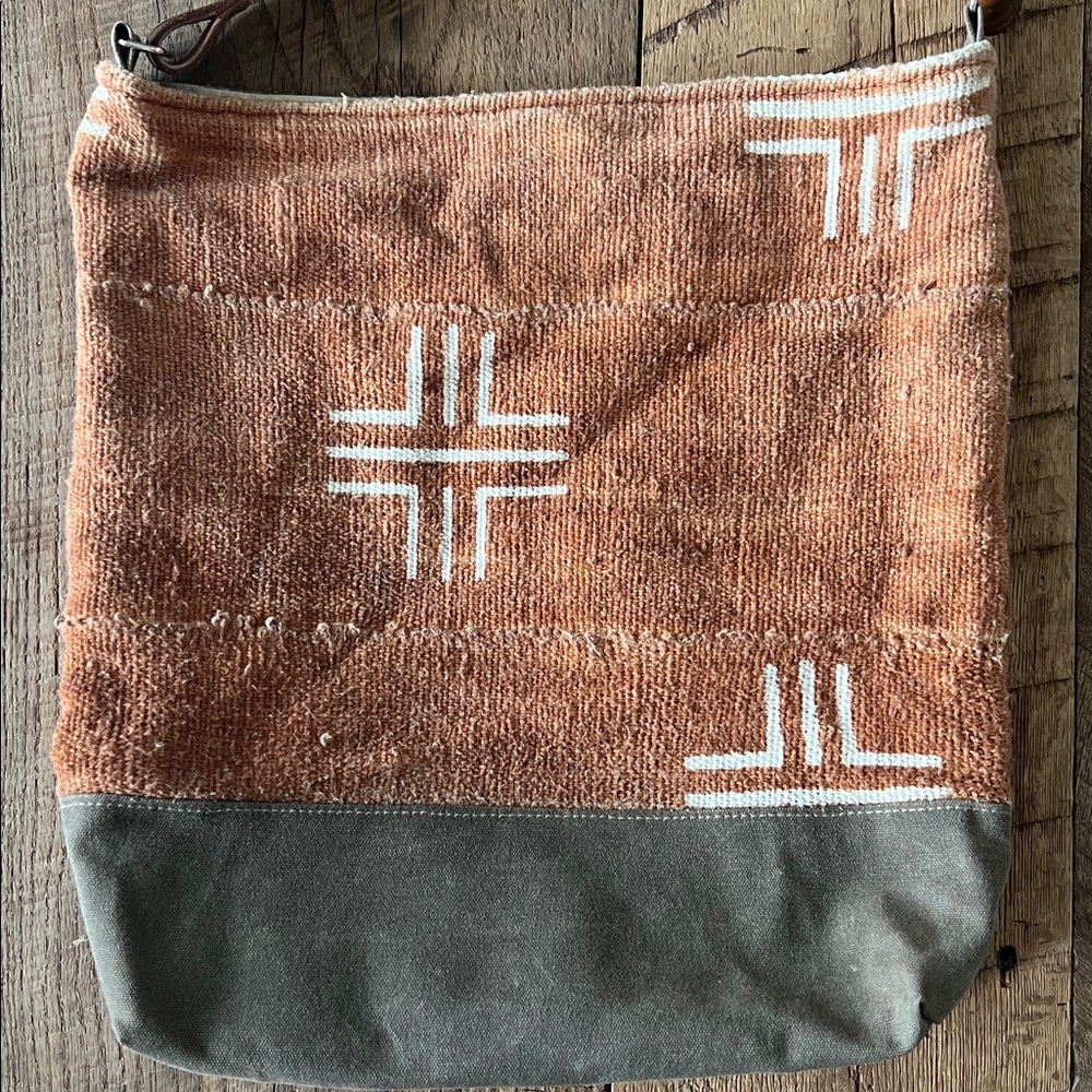 Jenna Bee Mudcloth Bag Tote Crossbody - Picture 3 of 7